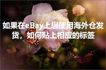 跨境电商知识:如果在eBay上想使用海外仓发货，如何贴上相应的标签